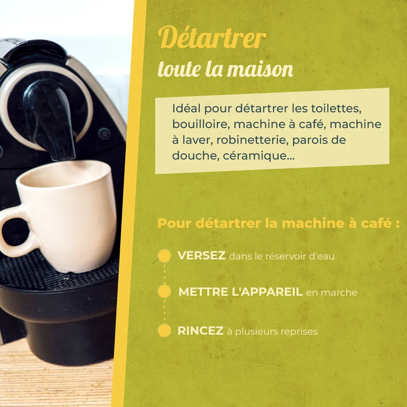 Acide citrique liquide – Détartrant naturel sans odeur