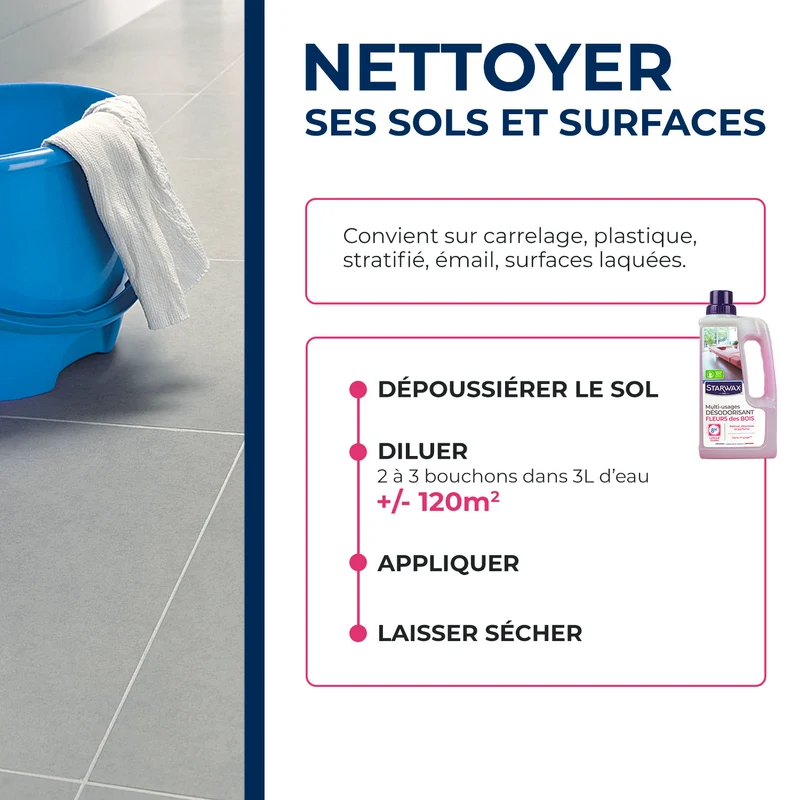 Nettoyant désodorisant longue durée parfum fruit des bois