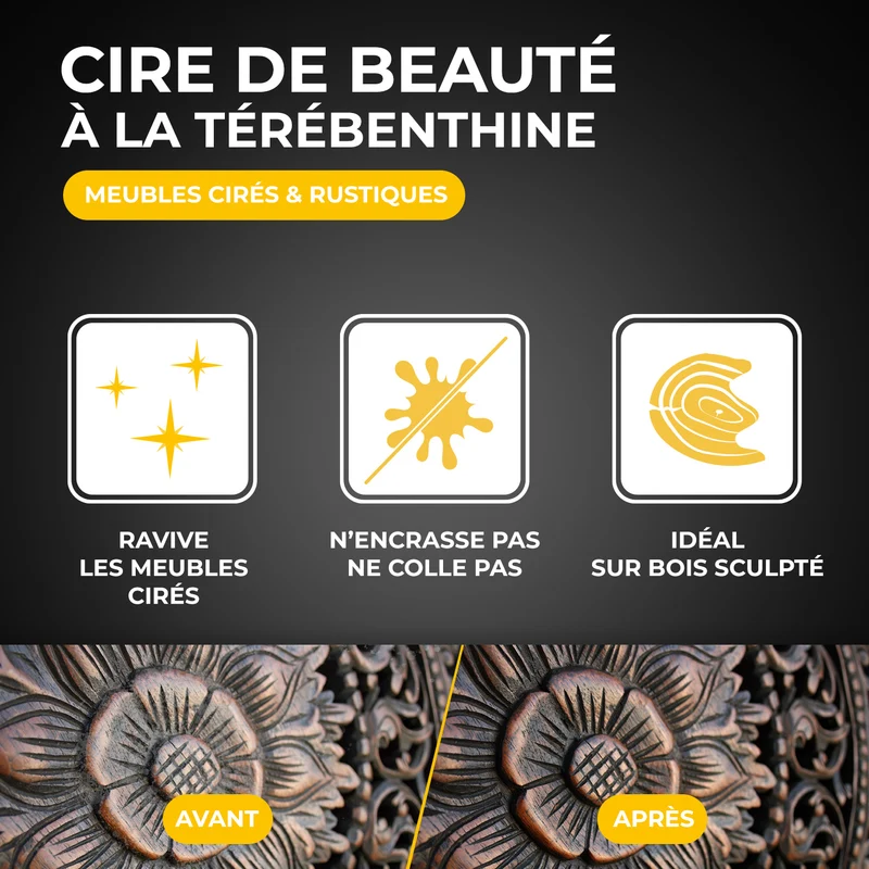 Cire de beauté à la térébenthine