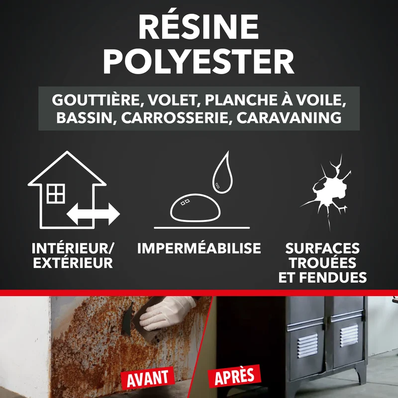 Répare métaux, plastiques, composites