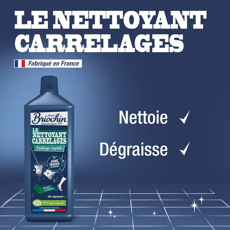 Nettoyant Carrelage séchage rapide
