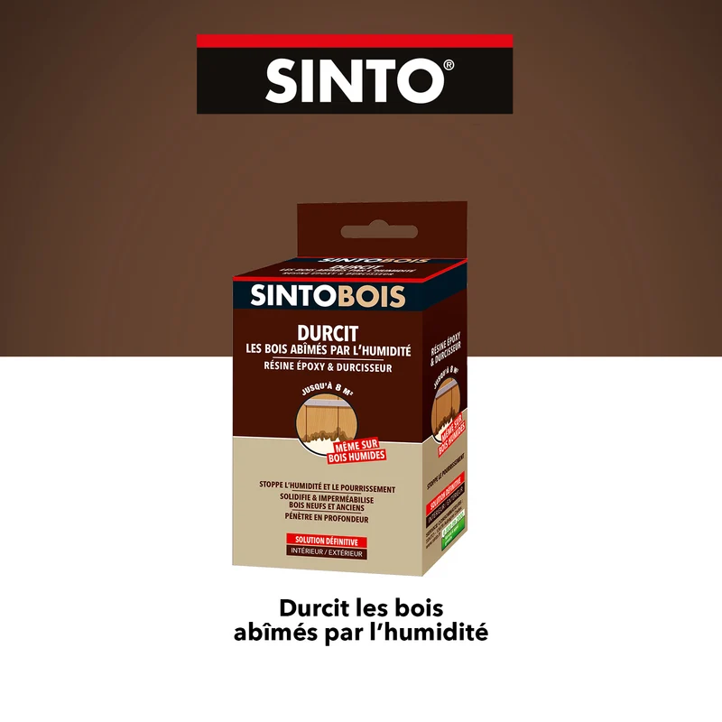 Durcit les bois abimés par l'humidité
