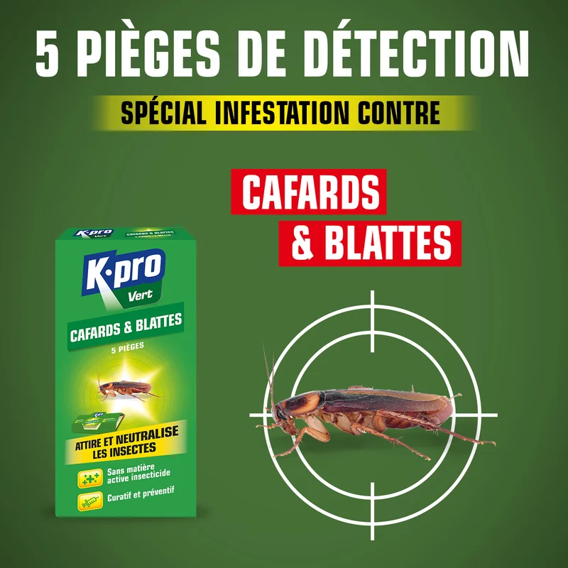 Piège cafards & blattes