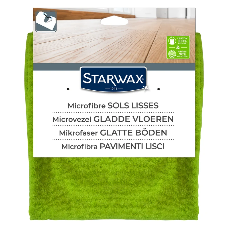 Serpillière microfibre pour sols lisses