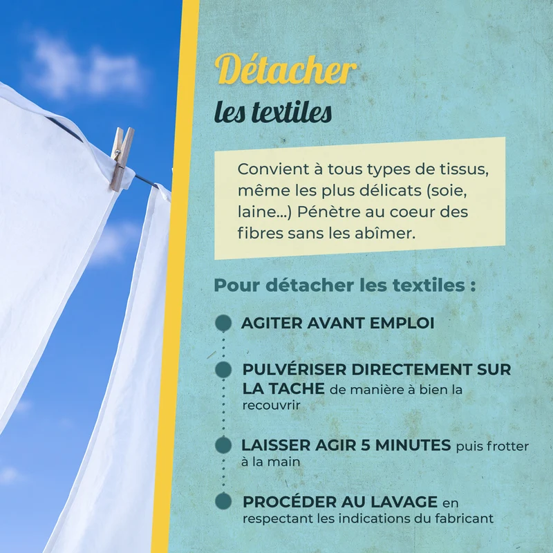 Spray détachant au fiel de boeuf