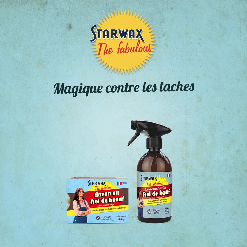 Spray détachant au fiel de boeuf