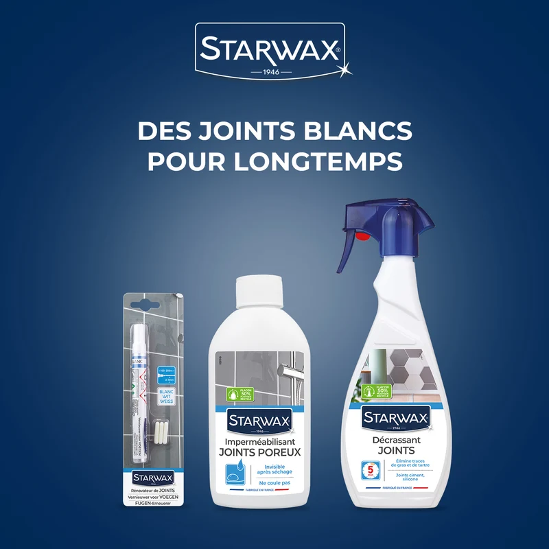 Décrassant pour joints