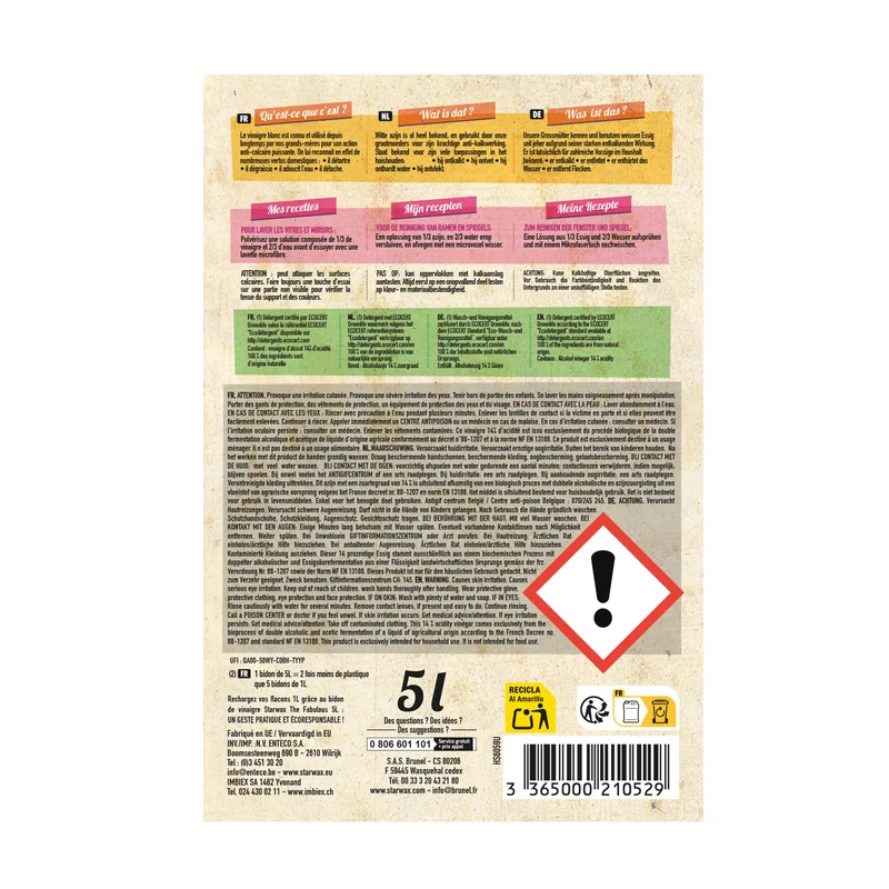 Vinaigre blanc 14°