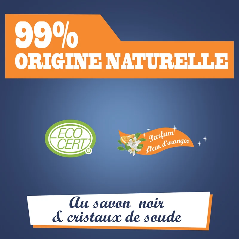 Mousse dégraissante au savon noir et cristaux de soude