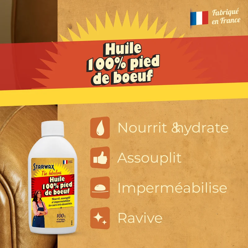 Huile 100% pied de bœuf