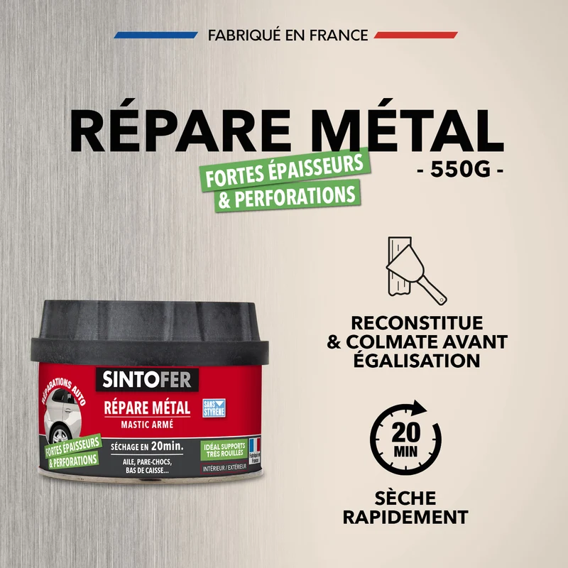 Répare métal armé