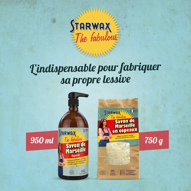 Savon de Marseille en copeaux