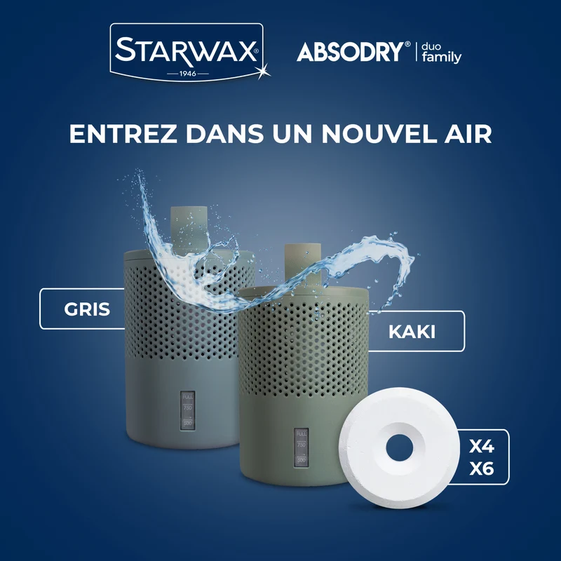 Pack de tablettes Starwax Absodry