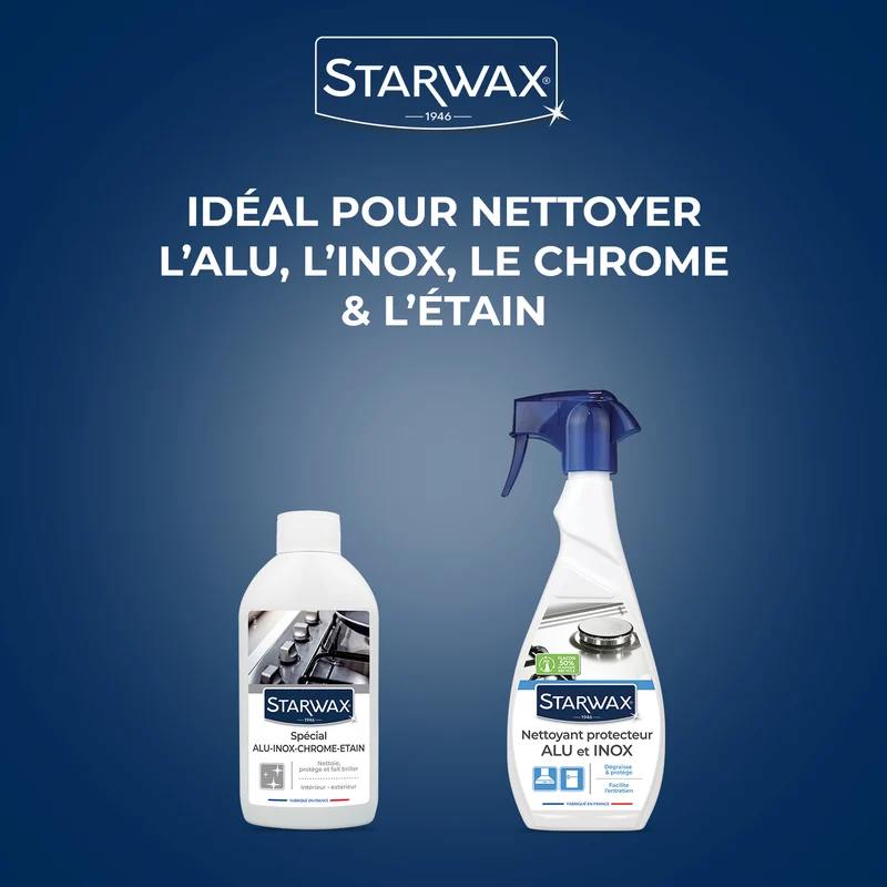 Nettoyant protecteur pour alu et inox