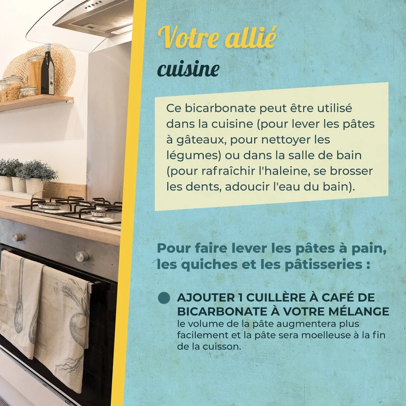 Bicarbonate de soude alimentaire