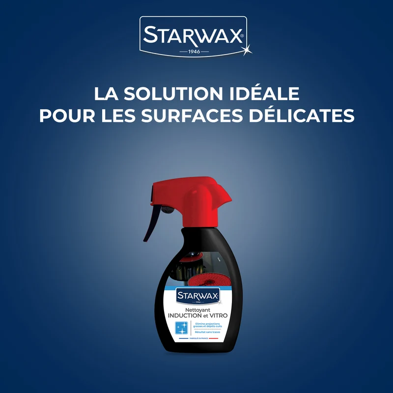 Nettoyant quotidien pour vitrocéramique et induction