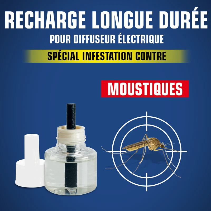 Recharge pour diffuseur électrique anti-moustiques