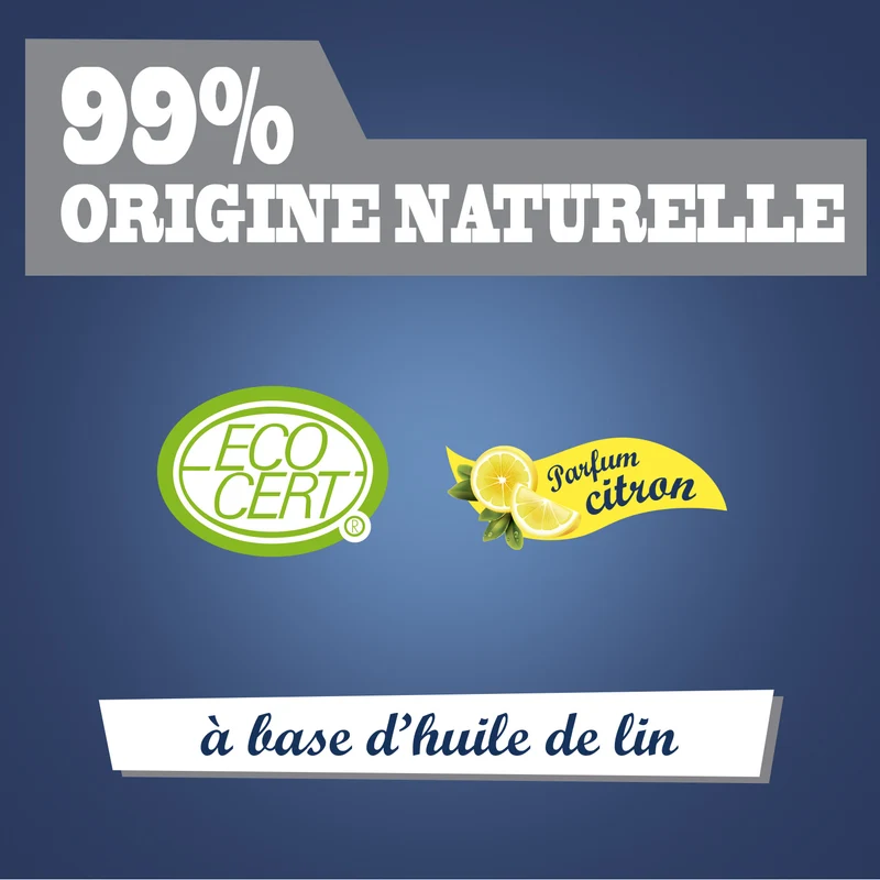 Savon noir parfum citron frais