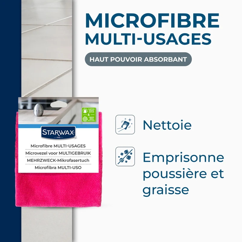 Microfibre multi-usages