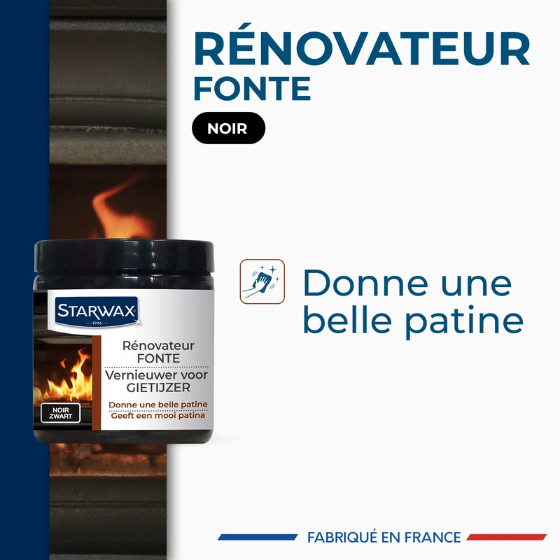 Rénovateur fonte pour poêle et cheminée