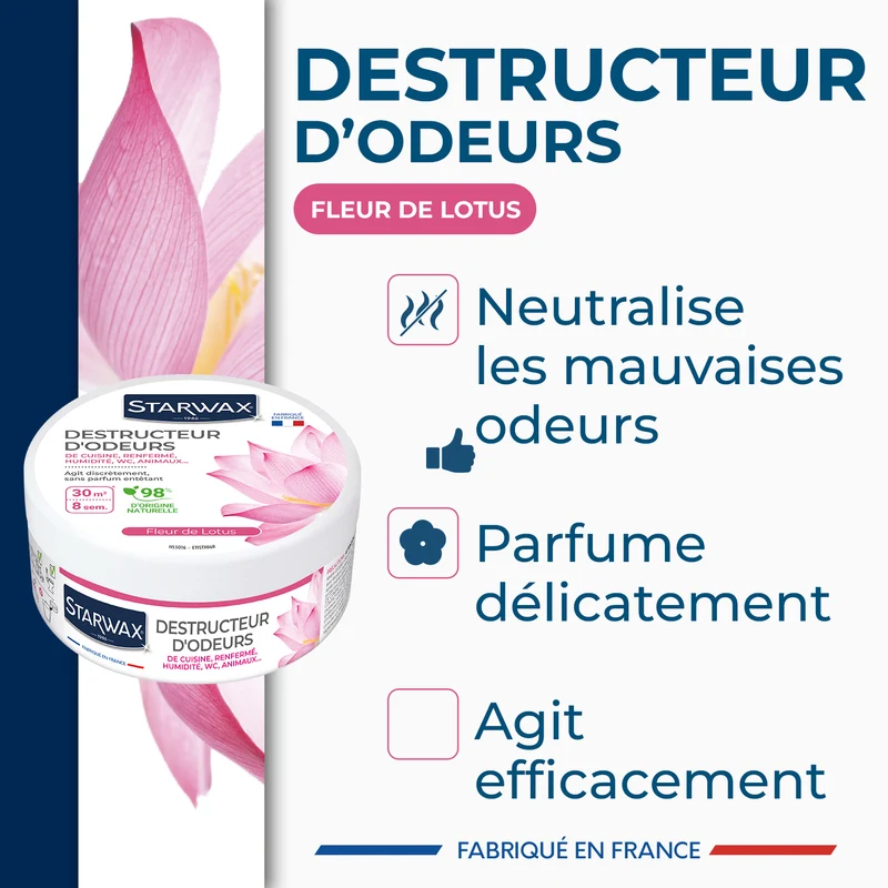 Destructeur d'odeurs Fleur de Lotus