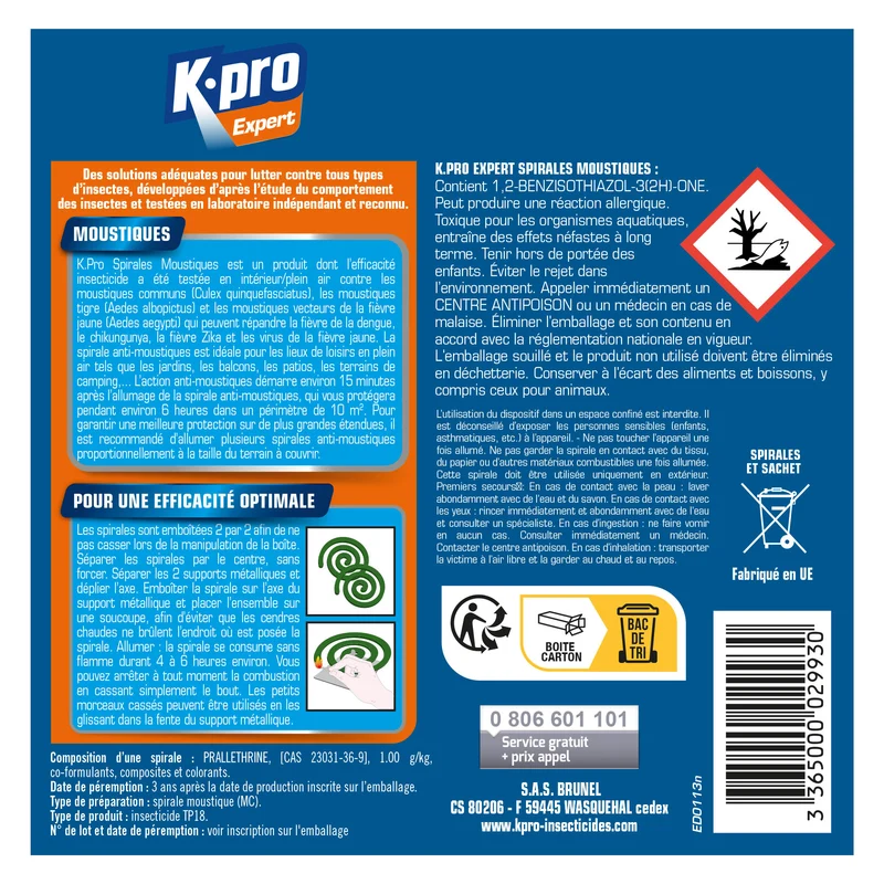 Spirales anti-moustiques
