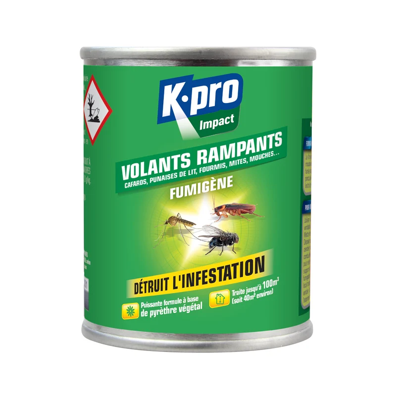 Fumigène contre les insectes volants et rampants