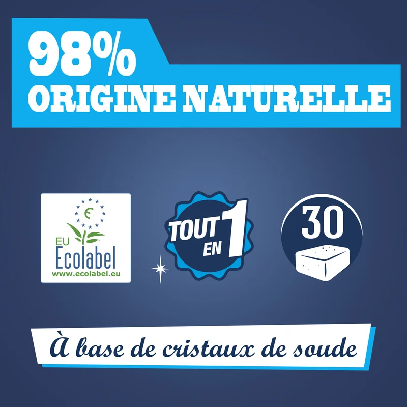 Les tablettes lave-vaisselle sans parfum
