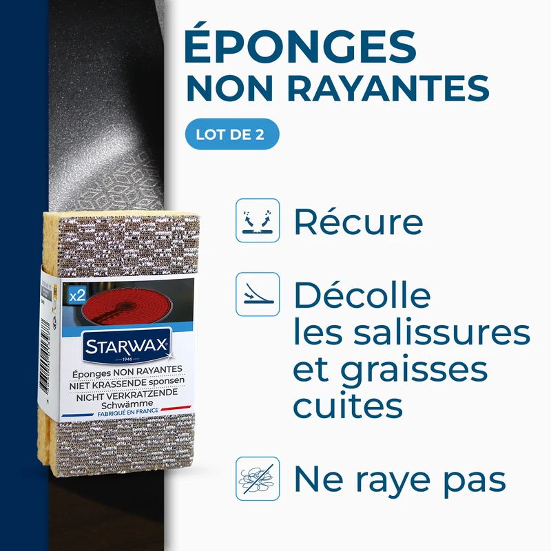 Eponges non rayantes