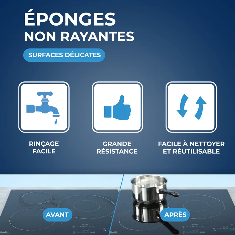 Eponges non rayantes