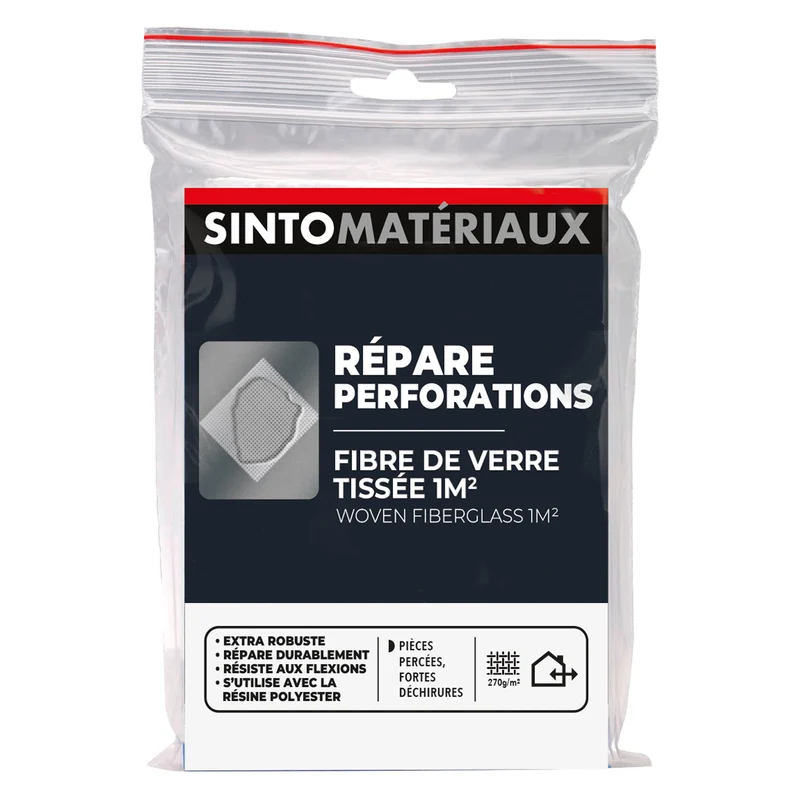 Répare perforations (tissu fibre verre tissée 270g)