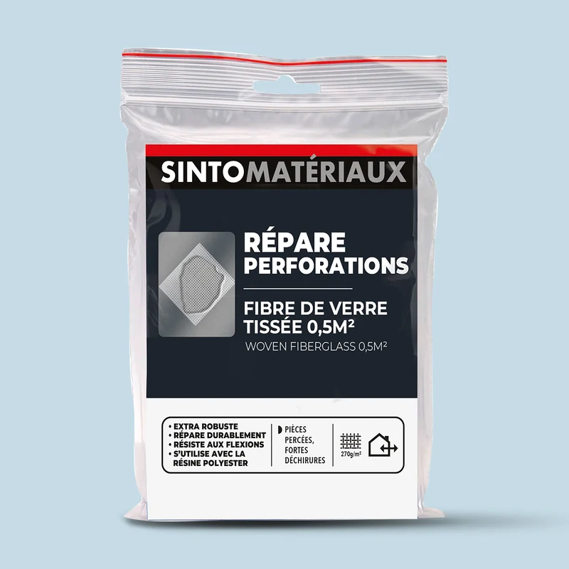 Répare perforations (tissu fibre verre tissée 270g)