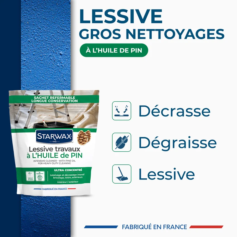 Lessive travaux à l'huile de Pin 1,4KG