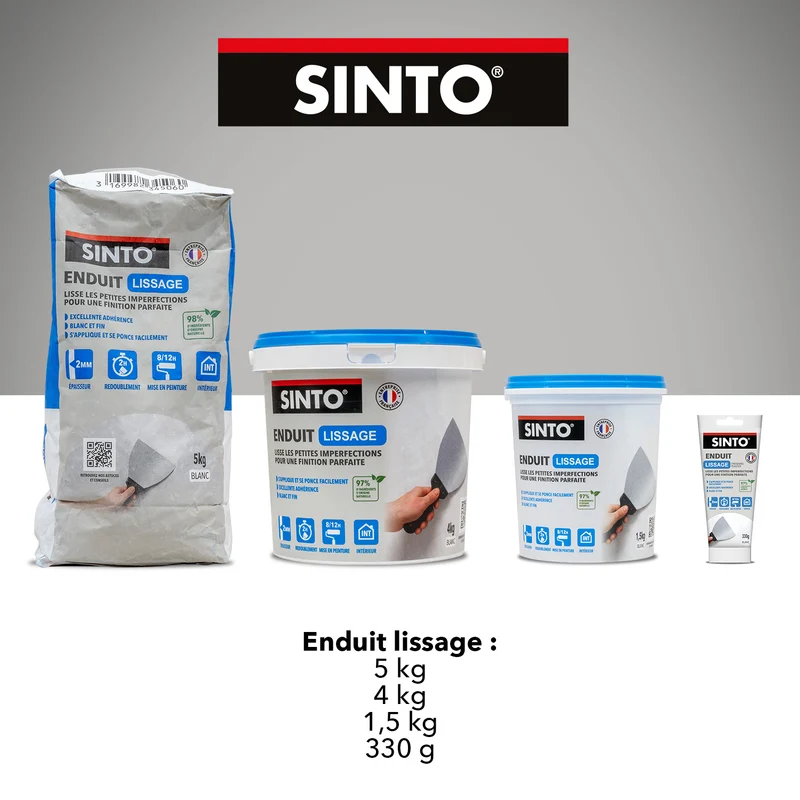 Enduit lissage pâte