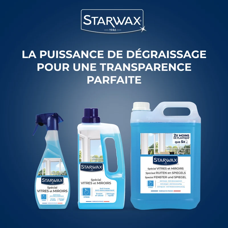 Nettoyant spécial vitres et miroirs