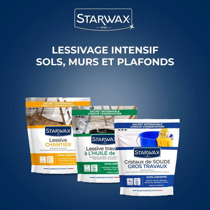 Cristaux de soude gros travaux 1,4kg