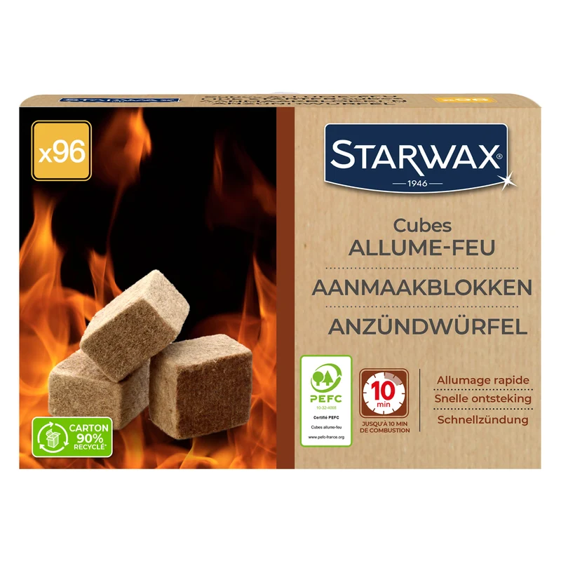 Cubes allume feu PEFC
