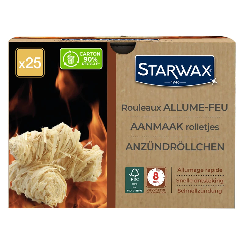 Rouleaux allume feu FSC®