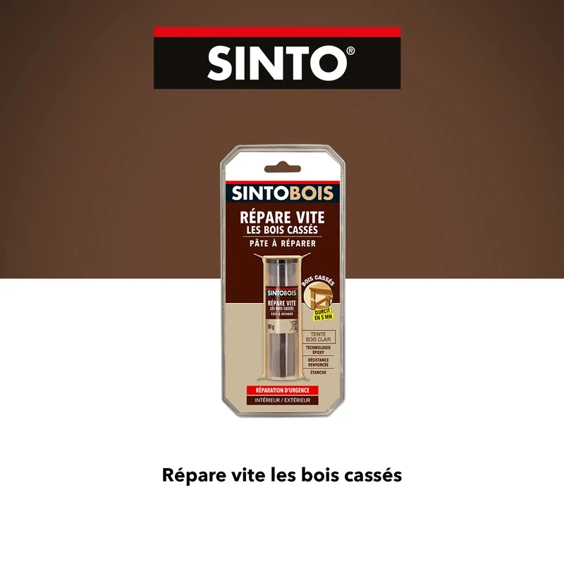 Répare vite, pâte à réparer bois epoxy