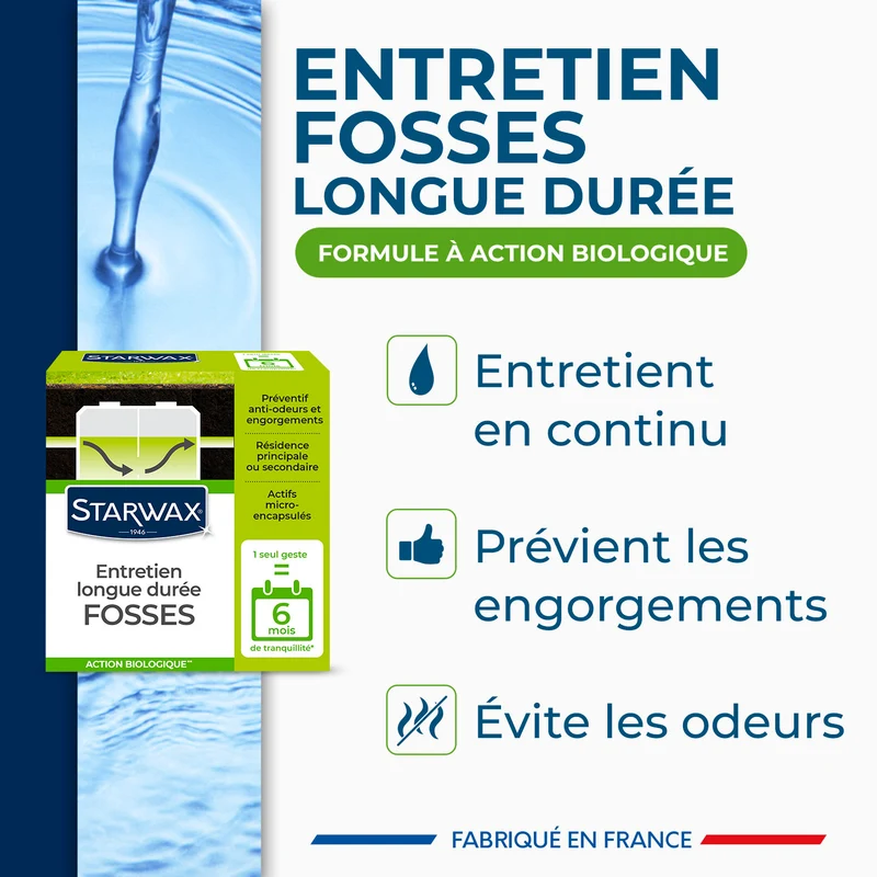 Entretien longue durée pour fosses septiques
