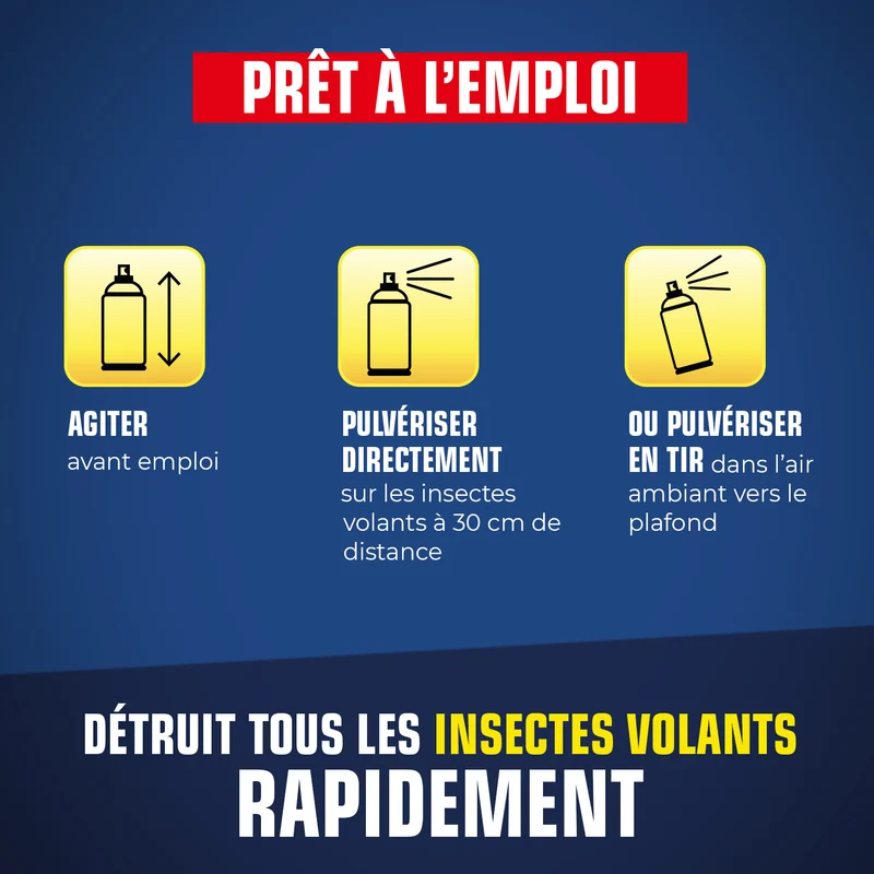 Aérosol insectes volants