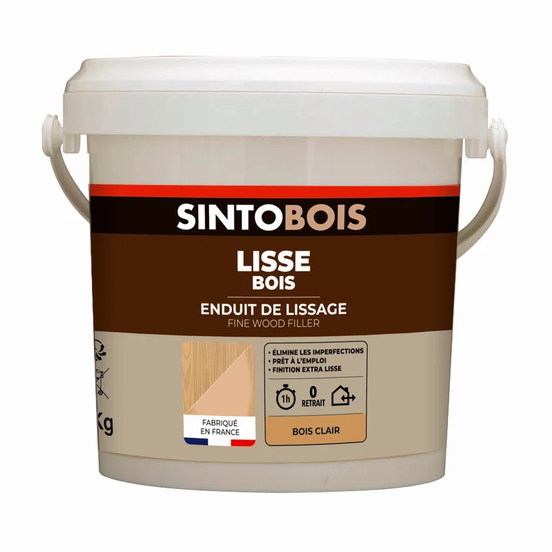 Lisse parfaitement le bois