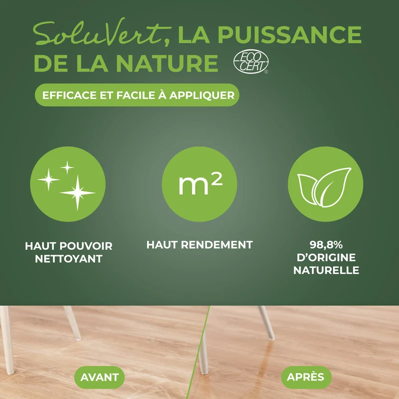 Nettoyant concentré pour parquets et sols stratifiés