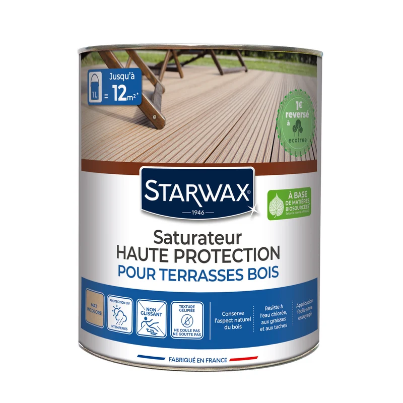 Saturateur Haute protection pour terrasses bois