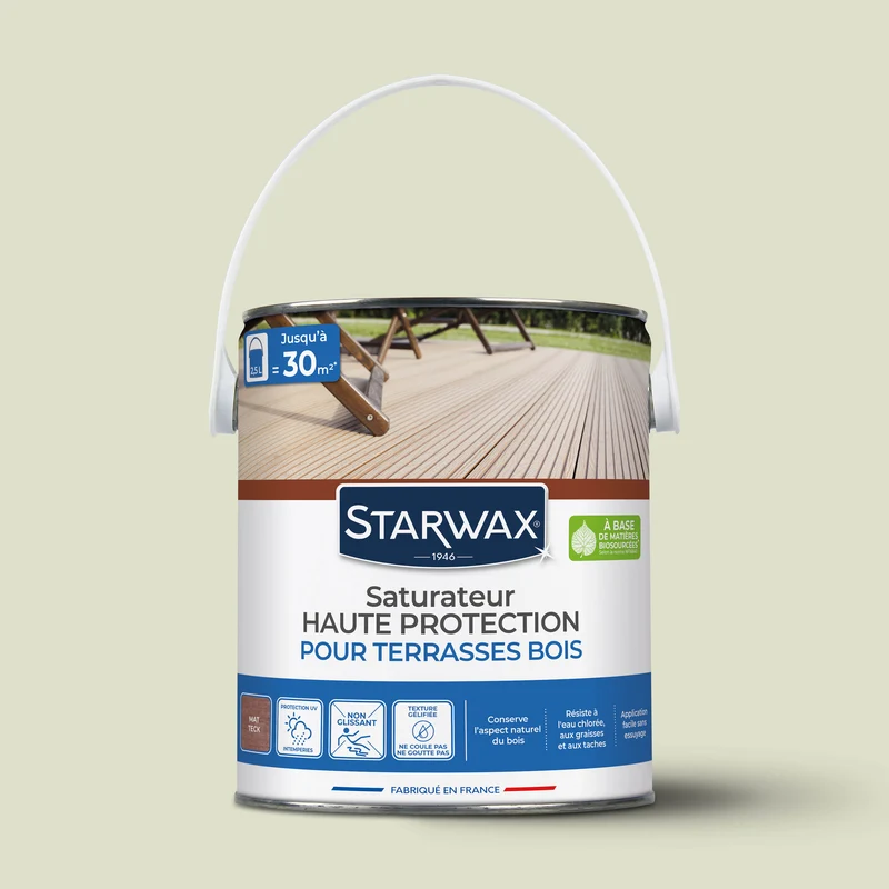 Saturateur Haute protection pour terrasses bois