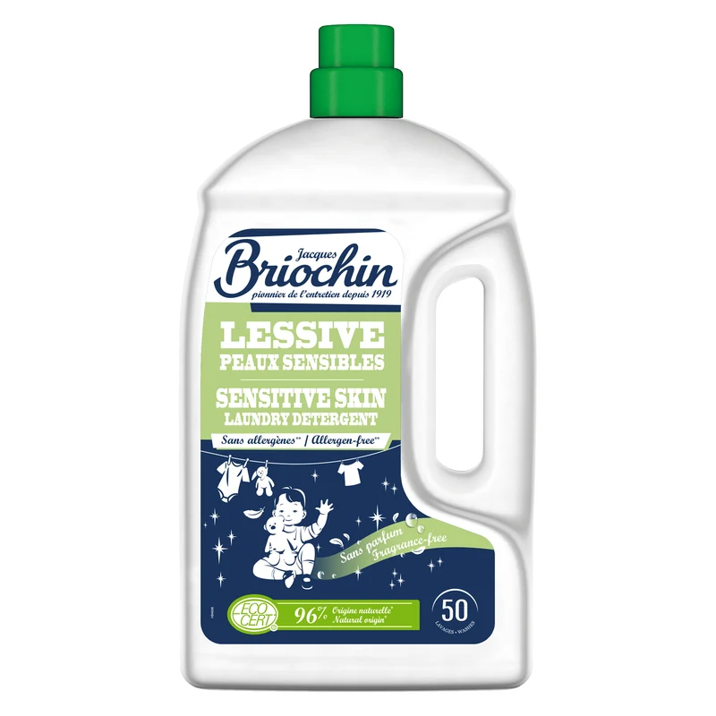Ma Lessive Peaux Sensibles – Sans parfum- 50 lavages
