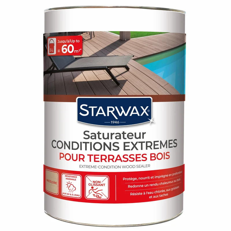 Saturateur bois extérieurs conditions extrêmes