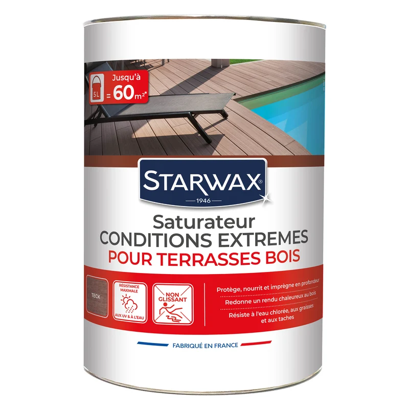 Saturateur bois extérieurs conditions extrêmes
