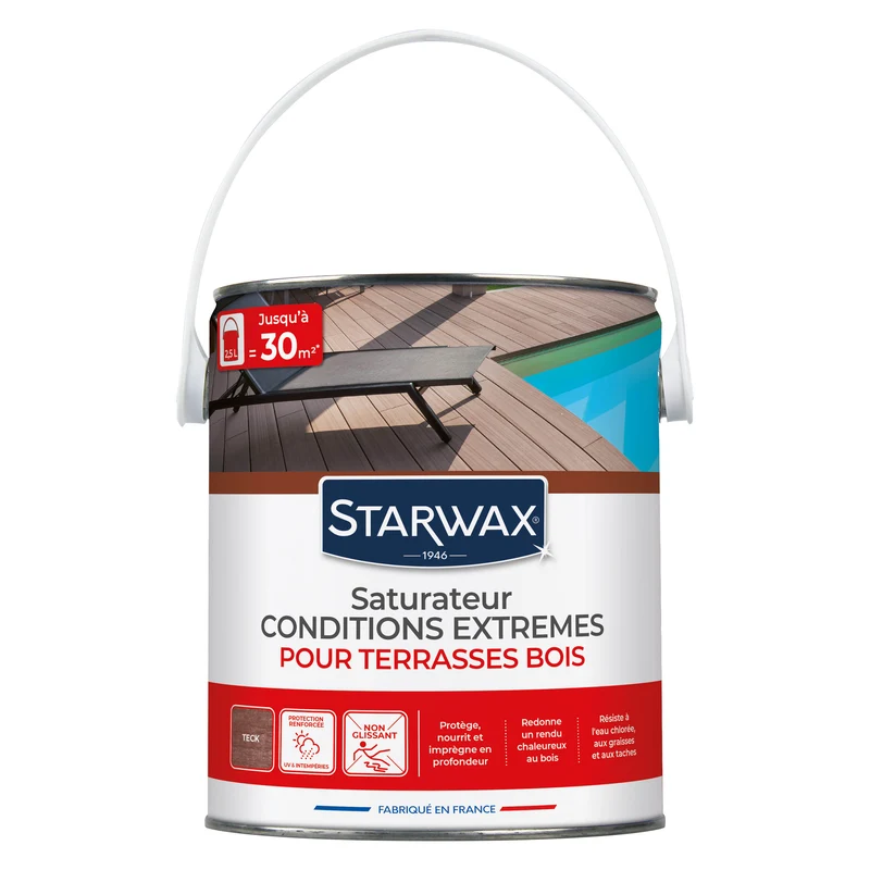 Saturateur bois extérieurs conditions extrêmes