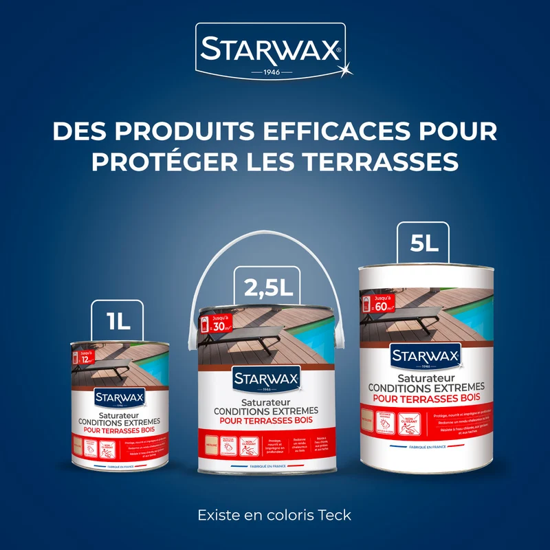 Saturateur bois extérieurs conditions extrêmes